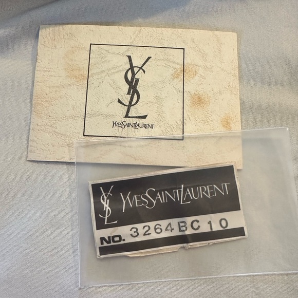 YSL Leather Pouch~Vintage - Picture 8 of 8